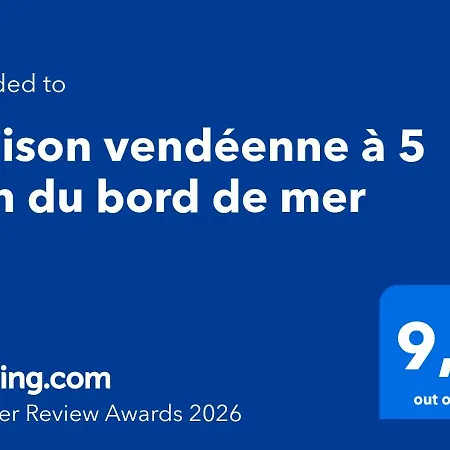 Maison Vendeenne A 5 Min Du Bord De Semesterbostad